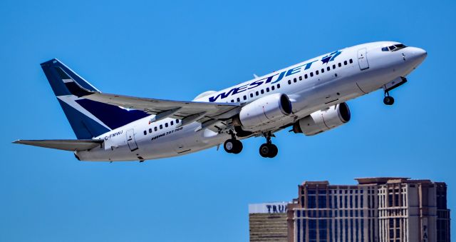 Boeing 737-700 (C-FMWJ) - C-FMWJ WestJet 2005 Boeing 737-7CT - cn 32771 / 1754 - Las Vegas - McCarran International Airport (LAS / KLAS)br /USA - Nevada May 19, 2017br /Photo: Tomás Del Coro 