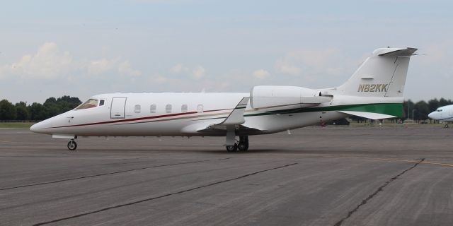 Learjet 60 (N82KK) - Krispy Kremes Learjet 60 taxiing on the ramp at Carl T. Jones Field, Huntsville International Airport, AL - July 27, 2018.