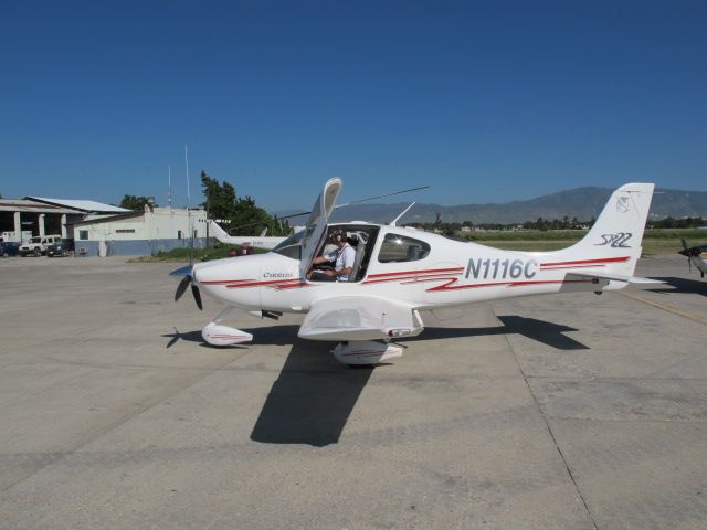 Cirrus SR-22 (N1116C) - On the general aviation ramp in Port au Prince, Haiti after a week treating cholera patients.