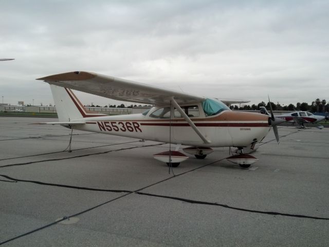 Cessna Skyhawk (N5536R) - TIE DOWNS AT FULLERTON MUNICIPAL AIRPORT