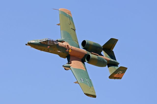 Fairchild-Republic Thunderbolt 2 (81-0962) - An A-10C from the A-10 Demo Team performing at Holloman AFB Legacy of Liberty Airshow Saturday 7 May 2022.