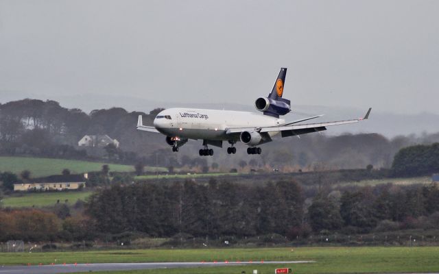 Boeing MD-11 (D-ALCD) - lufthansa cargo md-11f d-alcd about to land at shannon 24/10/17.