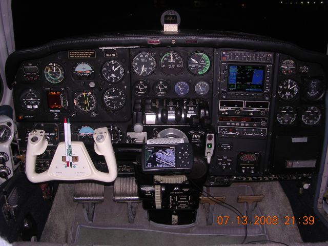 Beechcraft 55 Baron (N377W) - N377W Panel Shot - GNS 530, 496