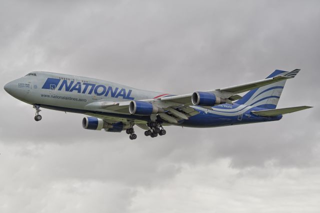 Boeing 747-400 (N952CA) - National Airlines makes a cargo flight to Adelaide.