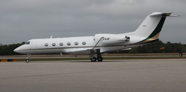 Gulfstream Aerospace Gulfstream IV (N1LW) - A Gulfstream Aerospace G-IV taxiing at Jack Edwards National Airport, Gulf Shores, AL - March 27, 2018.