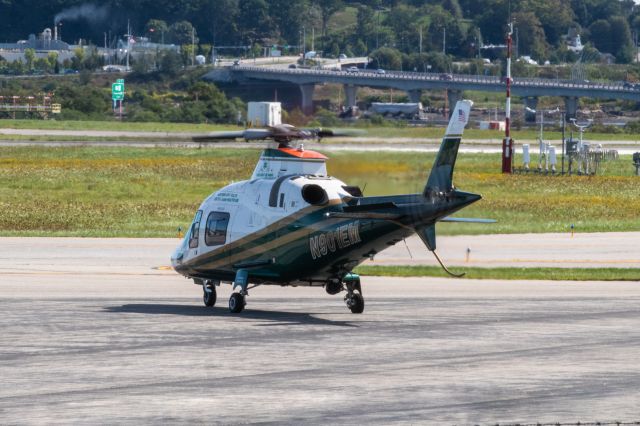 SABCA A-109 (N901EM) - Life Light 1 stopped at KPWM for fuel after making a pit stop at Maine Medical Center