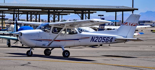 Cessna Skyhawk (N20564) - N20564 2020 TEXTRON 172S s/n 172S12528 - North Las Vegas Airport 2023 Aviation Open Housebr /North Las Vegas Airport  KVGTbr /Photo: TDelCorobr /June 3, 2023