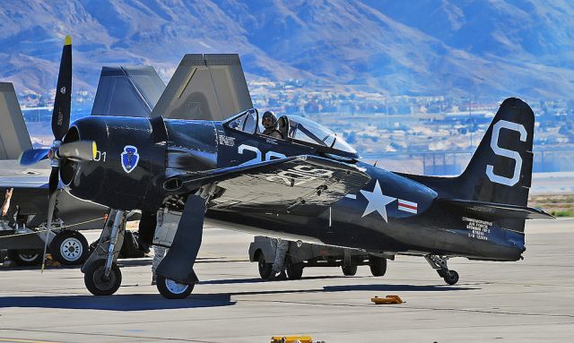 N7825C — - Commemorative Air Force Grumman F8F-2 Bearcat (G-58) N7825C / 122674/S-201 (cn D.1227) Nellis Air Force Base Aviation Nation 2010 TDelCoro