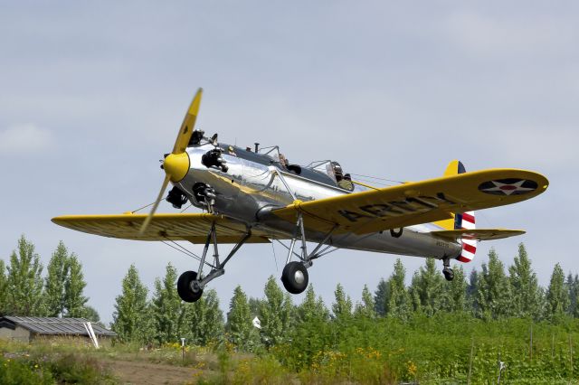 RYAN ST-3KR Recruit (N60805) - 1941 Ryan PT-22 departing Starks Twin Oaks Airpark. 7-6-13