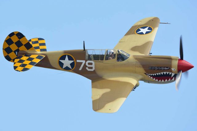 CURTISS Warhawk (N401WH) - Curtiss P-40K Warhawk N401WH at Chino, California on April 29, 2016.