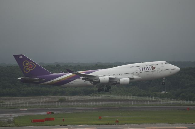 Boeing 747-400 (HS-TGP) - July 23th 2017:BKK-CTS.