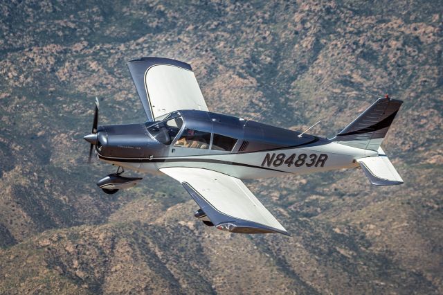 Piper Cherokee (N8483R) - Flying home from Prescott to Phoenix