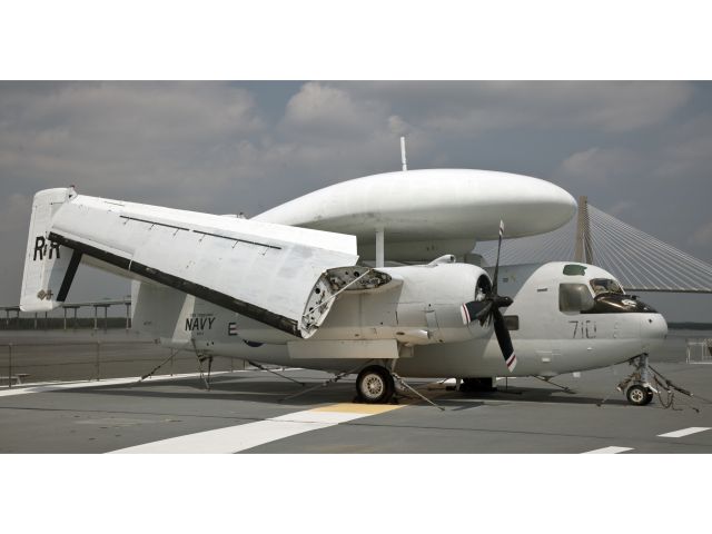 Bell 429 GlobalRanger (NAVY) - Grumman Tracker seen on the aircraft carrier Yorktown, CV-10 at Charleston SC today.