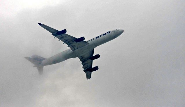 Airbus A340-300 (AP-EDF) - Runway side...