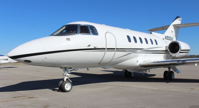 Hawker 800 (N906AS) - A Raytheon Hawker 800XP on the ramp at Pryor Regional Airport in Decatur, AL - January 7, 2020.