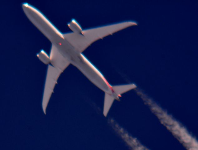 Boeing 787-9 Dreamliner (N826AN) - American Airlines 37 Madrid, Spain to Dallas-Fort Worth over Cleveland 37,000 02-27/18.