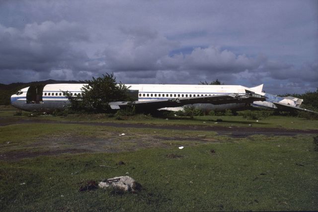 Boeing 707-100 (C-GQBH) - Quebecair B707-123B (ex American Airlines cn 17650 ln 67) in 1987 at Saint Lucia - crashed in 1979 during approach.