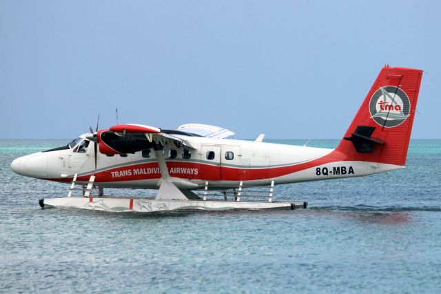 De Havilland Canada Twin Otter (8Q-MBA) - Taxiing to the jetty at Kanifushi Island on 3-Jan-24.