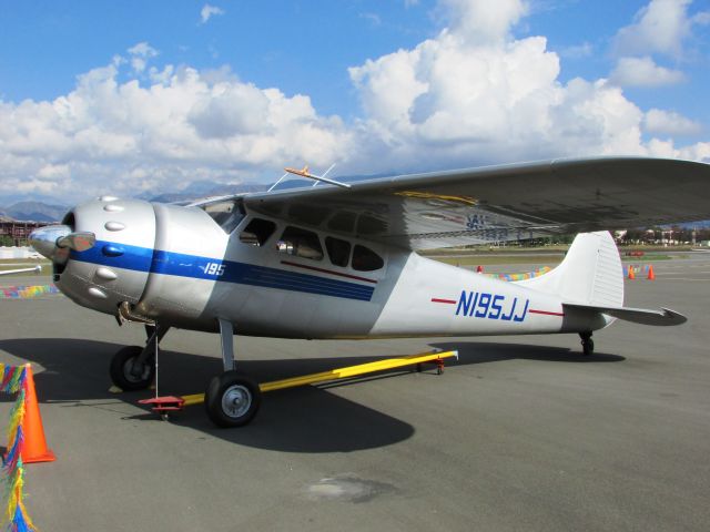 Cessna LC-126 (N195JJ) - Part of Classic Aircraft Display at Brackett Field.