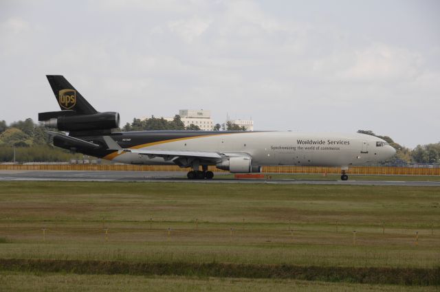 Boeing MD-11 (N273UP) - Departure at Narita Intl Airport 16R on 2011/4/29