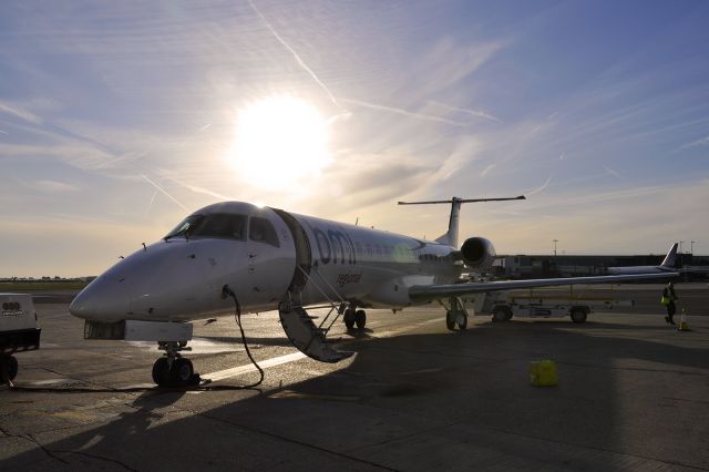 Embraer ERJ-145 (G-EMBI) - BMI Embraer ERJ-145EU G-EMBI just landed at London Heathrow Airport