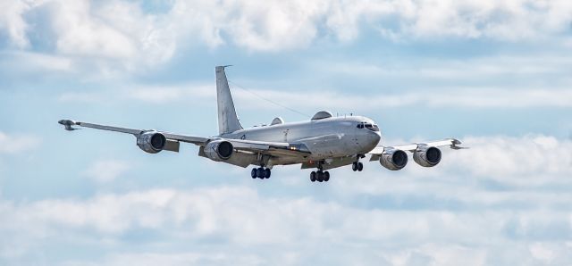 Boeing E-6 Mercury — - Score72 - Navy E6 (Boeing 707)br /Also known as the Dooms Day Planebr /What a treat today for several passes....br /Photo Taken 4/2/20