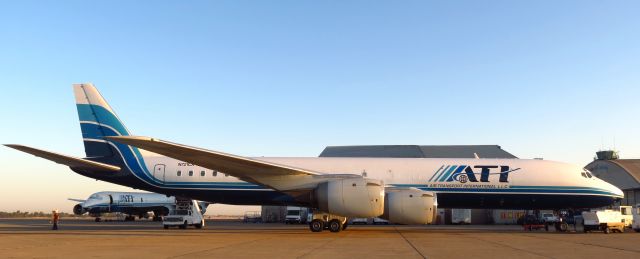 McDonnell Douglas DC-8-70 (N721CX) - N721CX Getting ready to depart for KSUU.