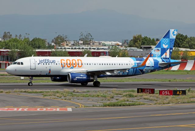 Airbus A320 (N809JB) - jetBlue / Airbus A320-232 - MSN 5349 / N809JB "jetBlue for Good" / MMMX 06/2019