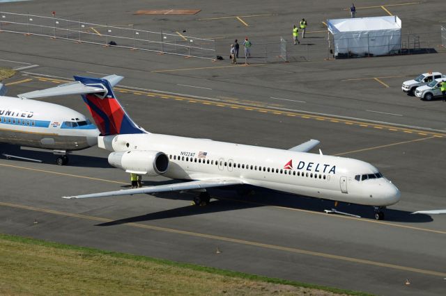 Boeing 717-200 (N922AT) - Boeing 100 Years Founders Day display