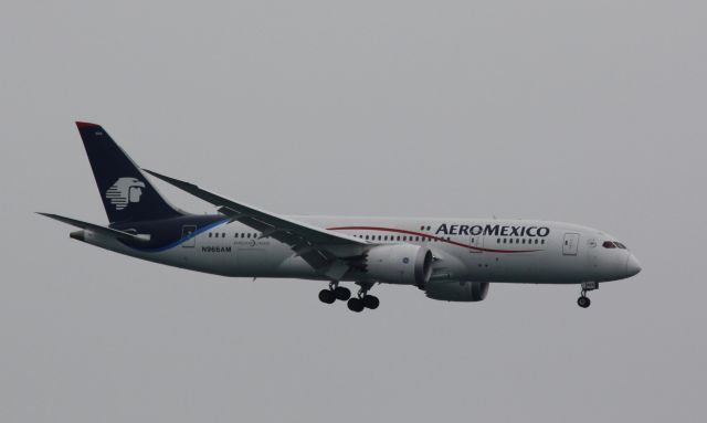 Boeing 787-8 (N966AM) - Weather diversion from JFK.