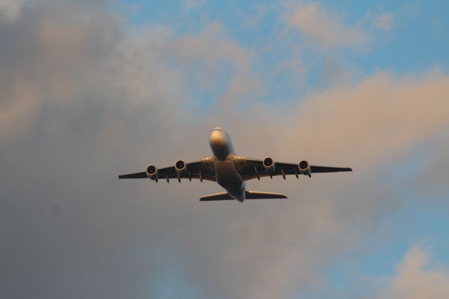 Airbus A380-800 — - AFR6 - final approach to KJFK over Long Island - 1/19/14