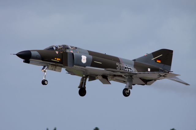 McDonnell Douglas F-4 Phantom 2 (N3810) - F-4F 38+10 on Finals during the Phantom Pharewell in 2013