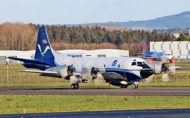 Lockheed P-3 Orion (N42RF) - noaa wp-3d orion n42rf dep shannon on another mission 12/2/18.