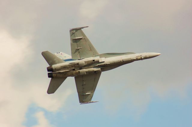 McDonnell Douglas FA-18 Hornet — - Minimum radius turn at Wings Over Houston 2010.