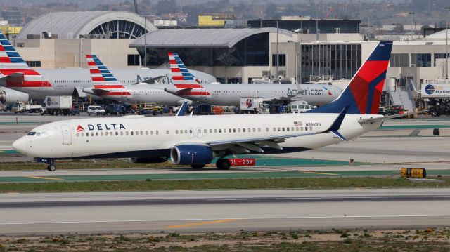 Boeing 737-900 (N836DN) - Delta 737-900ER taxing to the terminal after a flight from Costa Rica.