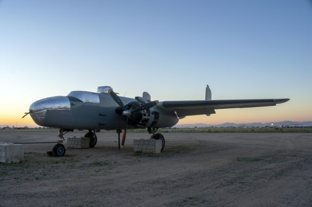 North American TB-25 Mitchell (N3438G) - North American Aviation B-25J Mitchell at the Lauridsen Aviation Museum