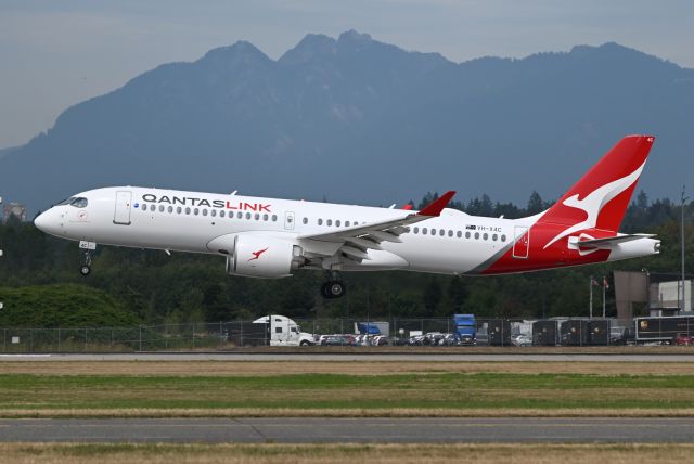 Airbus A220-300 (VH-X4C) - delivery flight