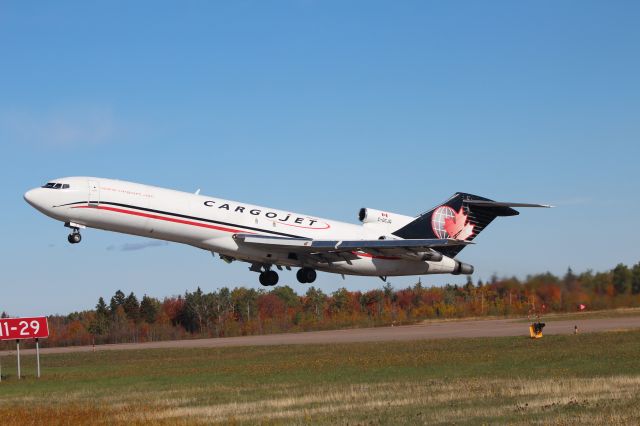 Boeing 727-100 (C-GCJQ) - Last flight before being replaced by 757F YMX-YQM-YHZ UPS run