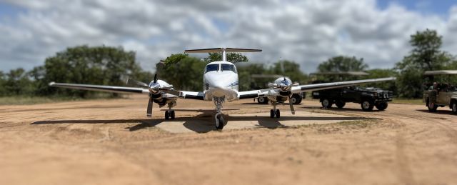 Beechcraft Super King Air 200 (ZS-SWL) - At Ingwelala, South Africa. 23 JAN 2022.