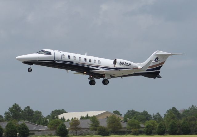 Learjet 45 (N219JL) - A Learjet 45 departing Jack Edwards National Airport, Gulf Shores, AL, via Runway 27 - June 30, 2017. 