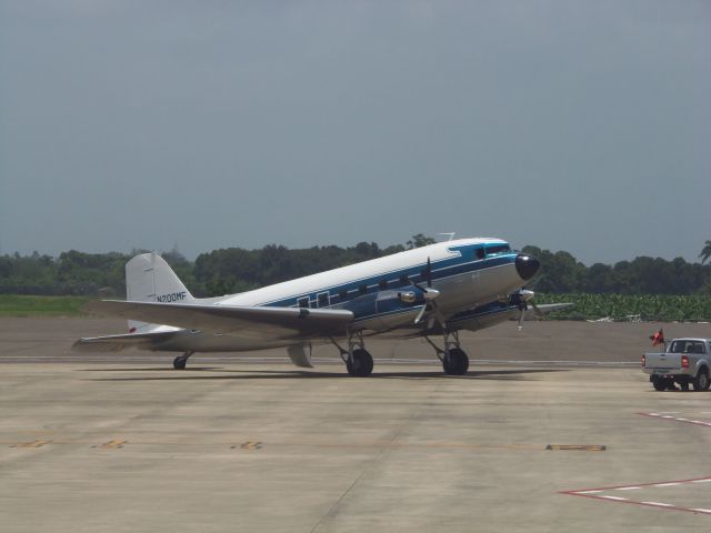 Douglas DC-3 (turbine) (N200MF) - Missionary Flights DC-3 N200MF in Santiago, Dominican Republic, 20 July 2013, 1pm local time.