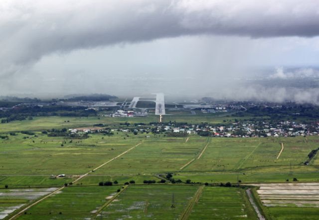 — — - Arriving at Piarco with a lovely Wx.