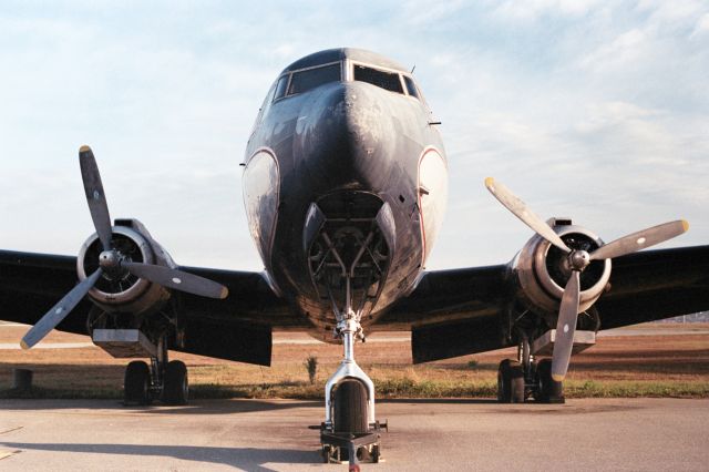 Douglas C-54 Skymaster — - Another 35mm photo of sad old AC still sitting in Douglas, GA I believe. This was taken about 2016 or 2017.