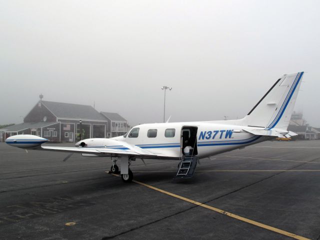 Piper Cheyenne 3 (N37TW) - Another foggy day at Nantucket.