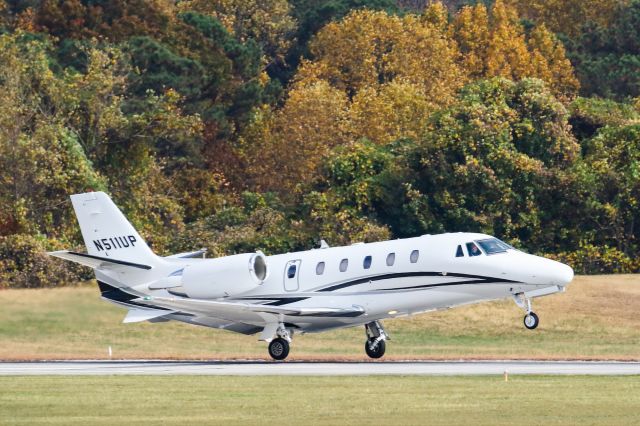 Cessna Citation Excel/XLS (N511UP) - N511UP is a 2006 Cessna Citation 560XL seen here departing Atlanta's PDK executive airport. I shot this with a Canon 100-400mm IS II lens at the focal length of 312mm. Camera settings were 1/6400 shutter, F5.6, ISO 1000.  Please check out my other photography. Votes and positive comments are always appreciated. Questions about this photo can be sent to Info@FlewShots.com