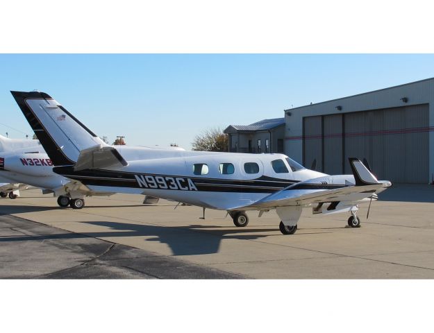 Beechcraft Duke (N993CA) - The sexiest piston twin on the market.