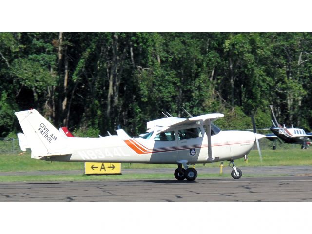 Cessna Skyhawk (N9344L) - A salute to the men and women in the CAP! Take off runway 08 at Danbury CT.