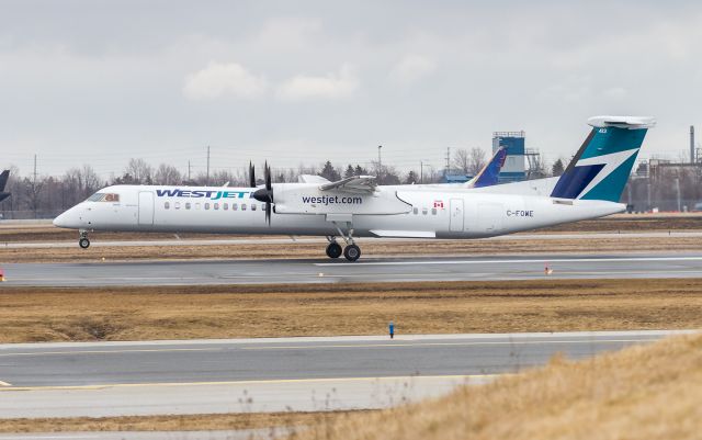 de Havilland Dash 8-400 (C-FOWE) - WEN3504 arrives from London, Ontario