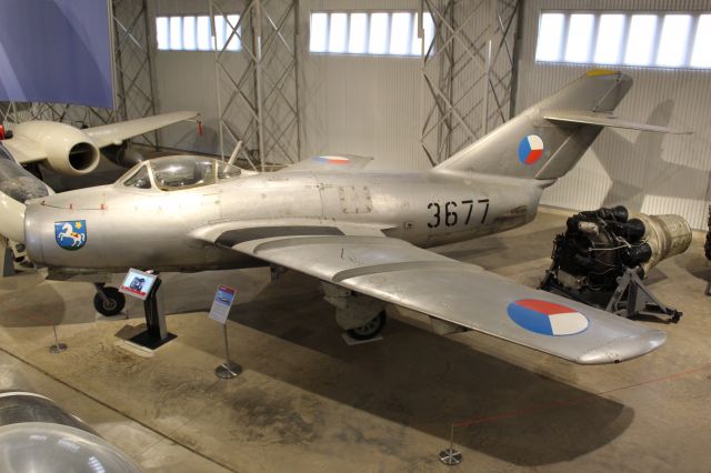 — — - A  Preserved Czechosolovakian Air Force MiG-15.br /br /Location: East Fortune Airfield, National Museum of Flight, Scotland.br /Date: 27.11.22 (dd/mm/yy).