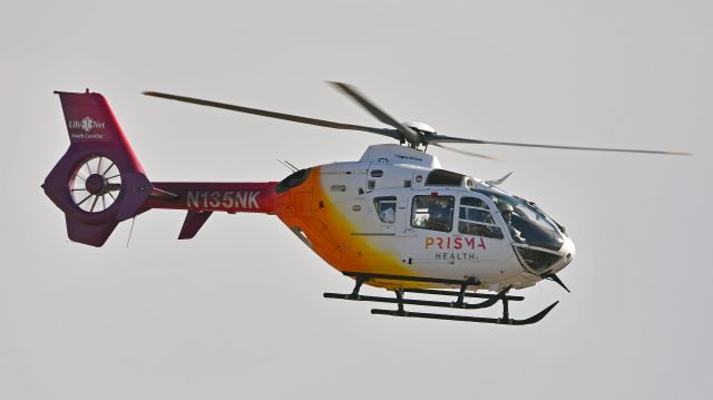 Eurocopter EC-635 (N135NK) - Prisma Health (Air Methods) Eurocopter EC-635 (N135NK) departs KRDU on 1/11/2023 at 12:00 pm.